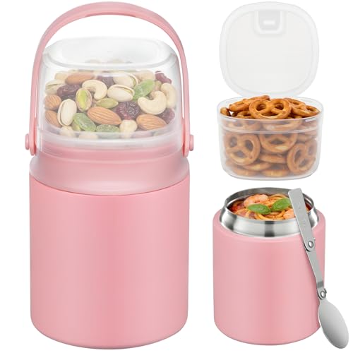 20oz Soup Thermo for Hot Food with a Snack Box Container