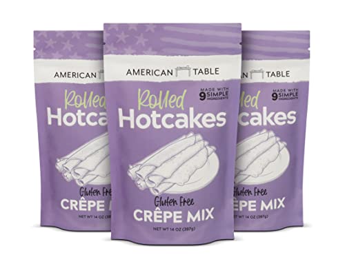 Gluten Free Rolled Hotcakes Crepe Mix by American Table (42 Ounce)