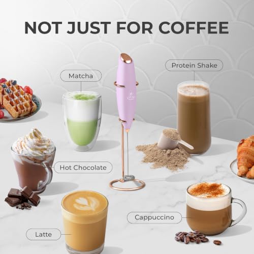 Powerful Milk Frother Wand With Duracell Batteries