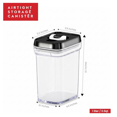 Airtight Food Storage Containers with Lids (6 Count)