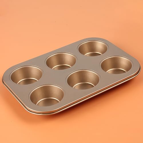 2 Packs Nonstick Round Muffin Baking Pan Tin