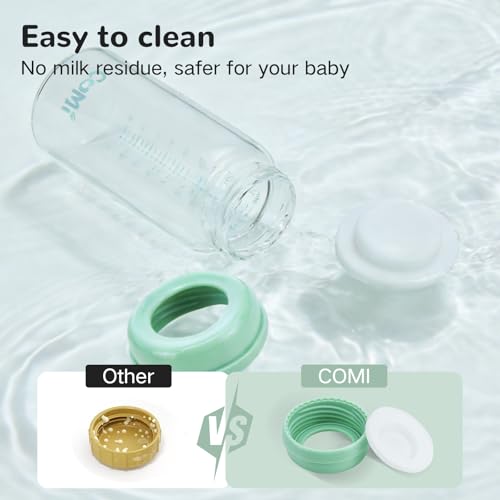 Wide Neck Glass Breastmilk Collection n Storage Bottle (2 Count)