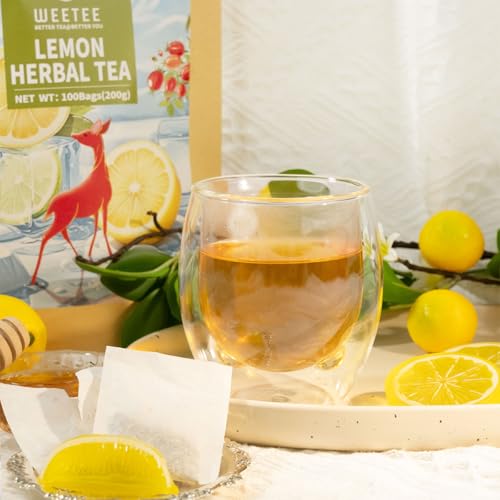 Lemon Herbal Tea Bags 100ct (100 Count)