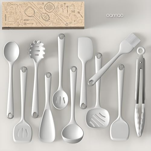 Silicone Kitchen Utensils Set (12 Ps)