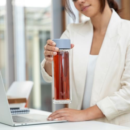 Glass Multi Tea Infuser Bottle 14oz