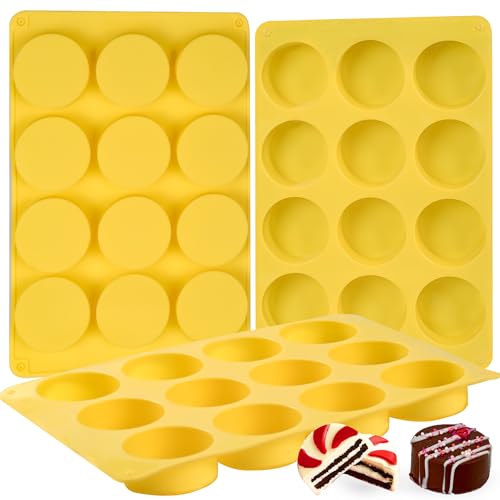 Round Chocolate Cookie Silicone Molds