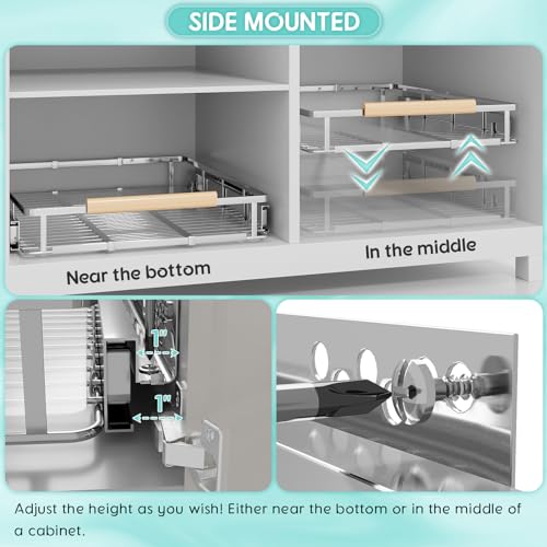 2Pack Expandable Pull Out Cabinet Organizer (2 Count)
