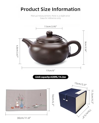 Yixing Clay Teapot 14oz