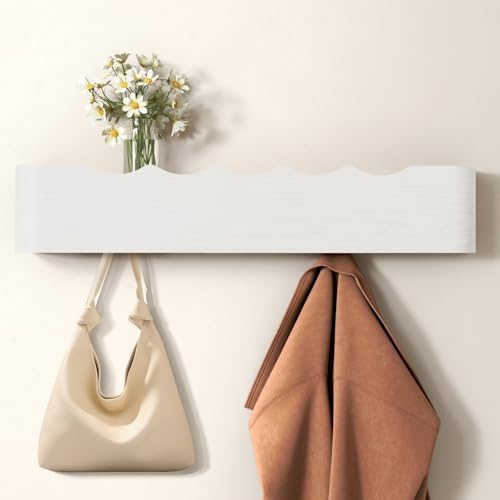 Wall Mounted Coat Rack with Shelf