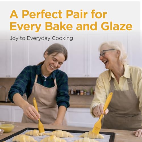 WaltzGrip Platinum Silicone Basting Pastry Brush (2 Count)