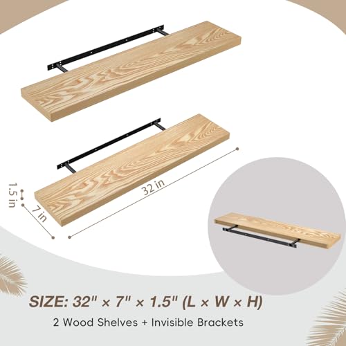 Floating Wall Shelves (2 Count)