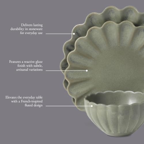 Bistro Fleur Plates and Bowls Sets
