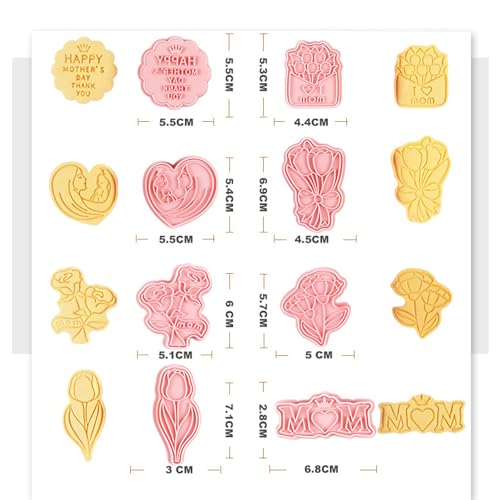 Mother‘s Day Cookie Cutters