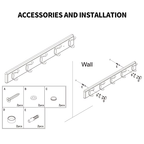Heavy Duty Wooden Coat Rack