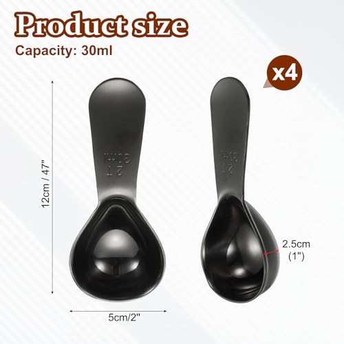 2Pcs Stainless Steel Coffee Scoop (4 Count)