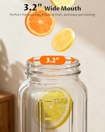 64oz Mason Jar Pitcher