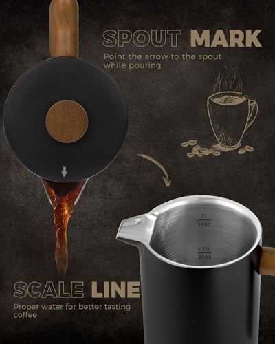 POLIVIAR French Press Coffee Maker