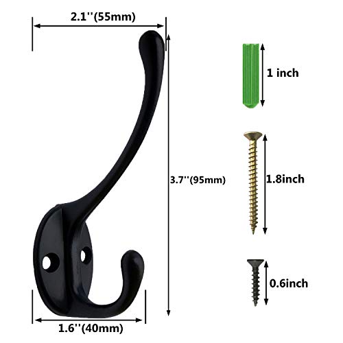 Wall Mounted Coat Rack (2 Count)