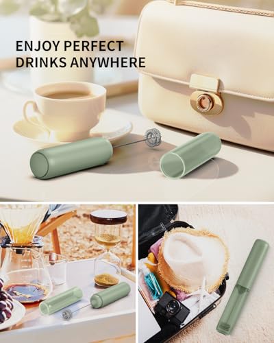Rechargeable Milk Frother Handheld