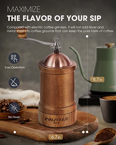POLIVIAR Manual Coffee Grinder