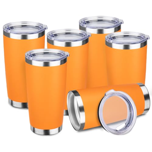 6 Pack 20oz Stainless Steel Travel Coffee Tumbler