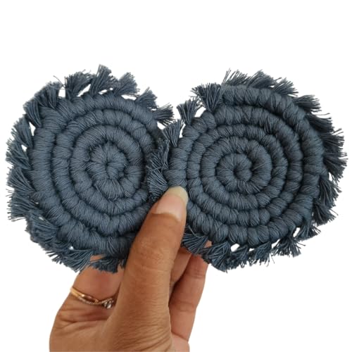 Cotton Car Coasters for Cup Holders (2 Count)