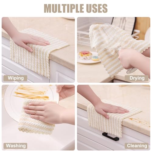 12 Pack Coral Velvet Dish Cloths (12 Count)