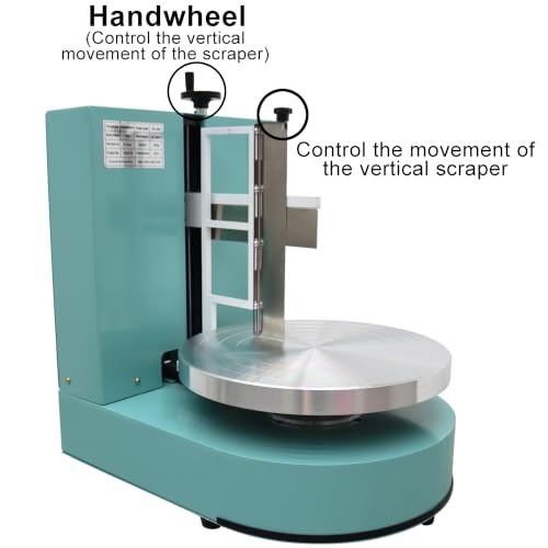 6 14" Cake Frosting Machine Smoothing Tool Stainless Steel 110V