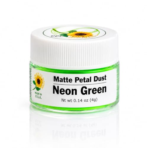Neon Green Glow In The Dark Petal Dust Food Color