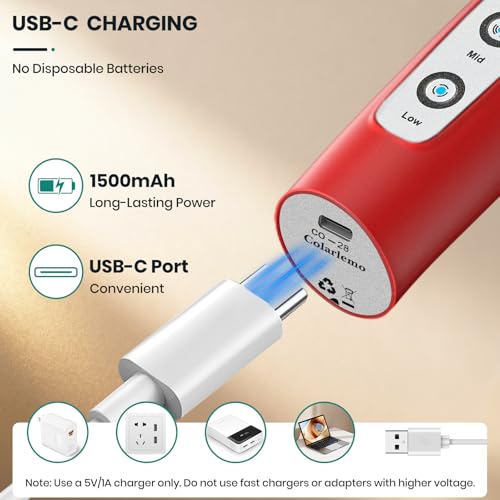 Milk Frother Handheld Rechargeable