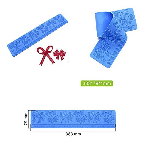 Bow knot Silicone Fondant Embossing Mat Sugarcraft Bow