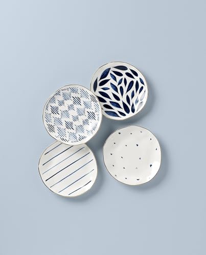 Blue Bay 4 Piece Tidbit Plates (4 Count)