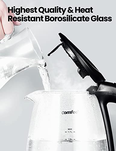 Glass Electric Tea Kettle & Hot Water Kettle Electric