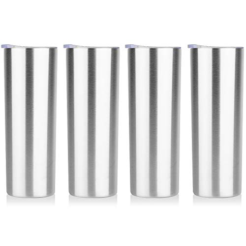 20 oz Skinny Tumblers Bulk Set (4 Count)