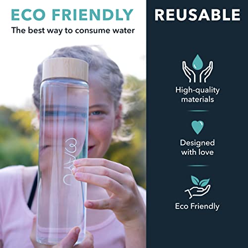 Pure Glass Reusable Water Bottle w