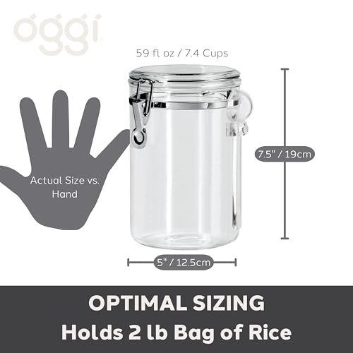 Clear Canister Airtight 61oz