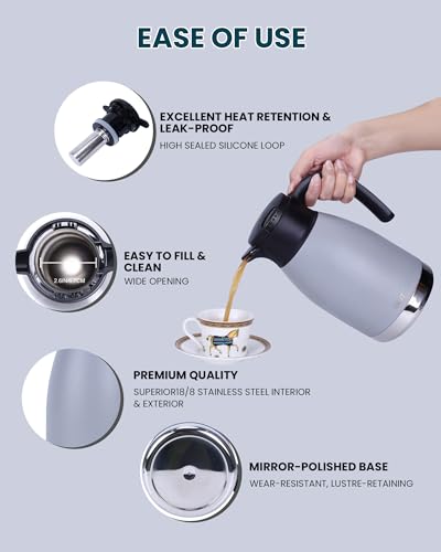 51oz Thermal Coffee Carafe with Infuser