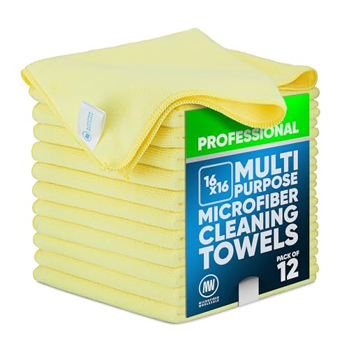 MW Pro 16x16 Commercial Cleaning Rags (12 Count)