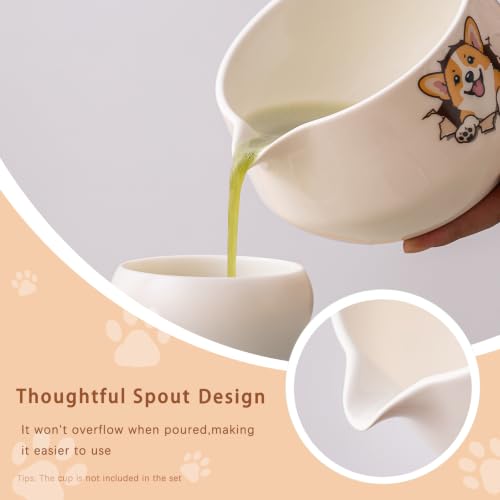 Matcha Set with Dog Pattern