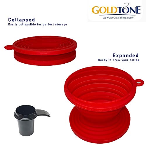 Collapsible Silicone Portable Reusable Coffee Dripper w