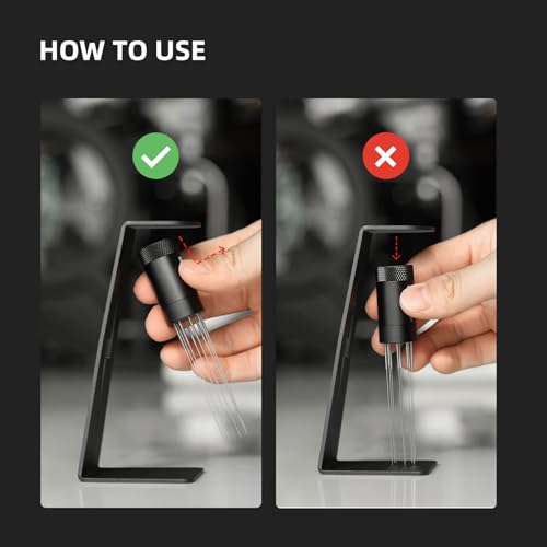 WDT Tool Espresso Distribution Tool with Magnetic Stand
