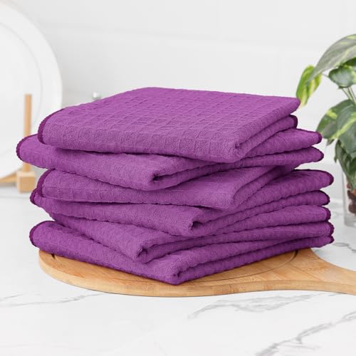 Microfiber Waffle Weave Kitchen Towels (4 Count)