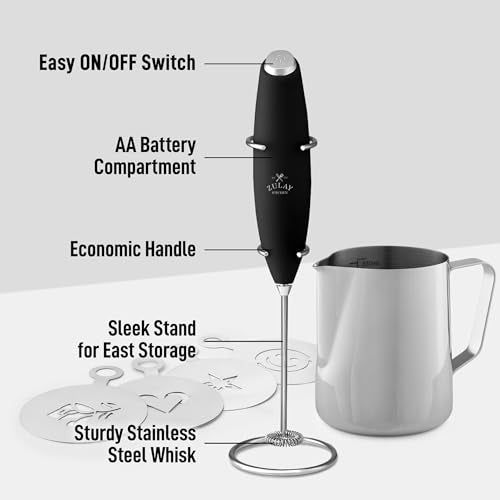 Zulay Premium Gift Milk Frother Set