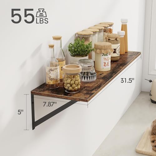 Deep Floating Shelves for Wall