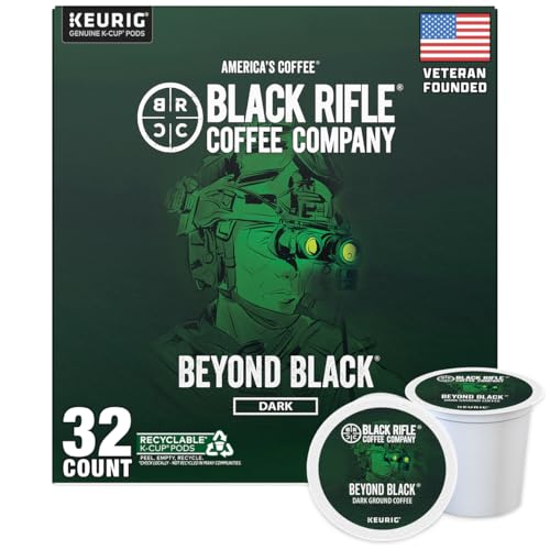 Black Rifle Coffee Dark Roast K Cup Coffee Beyond Black 32 Count