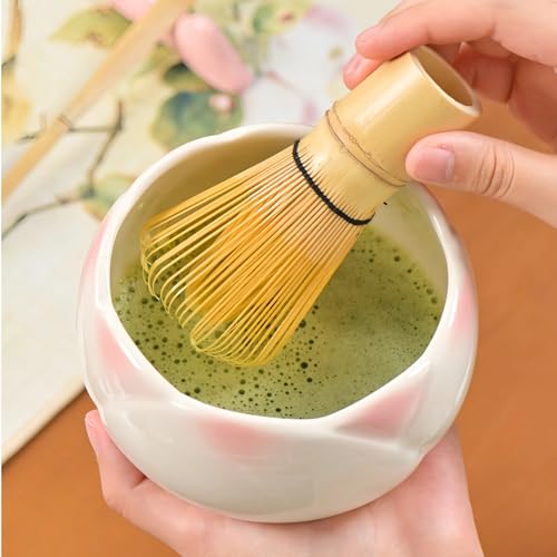 8 pieces Handmade Gift box set of ceramic matcha bowl