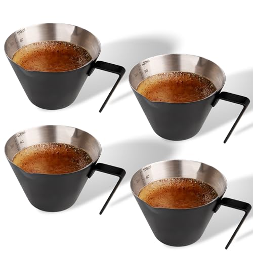 4 Pack Stainless Steel Espresso Shot Cup