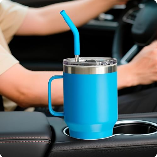 Stainless Steel Straws for 42 oz YETI Tumbler (4 Count)