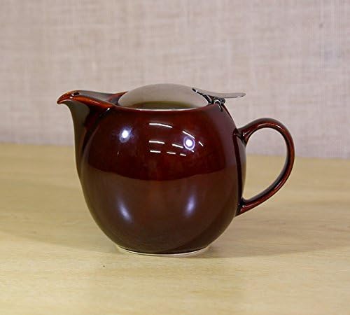 ZERO JAPAN Universal Teapot for 5 People, Antique Colors BBN-04 ABR, Antique Brown, W6.5 x D4.7 x H4.5 inches (166 x 120 x 115 mm)