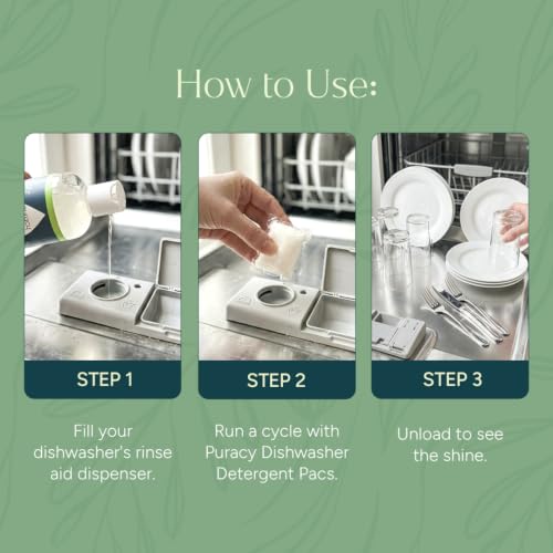 Dishwasher Rinse Aid Cleaner (12 Fl Oz)